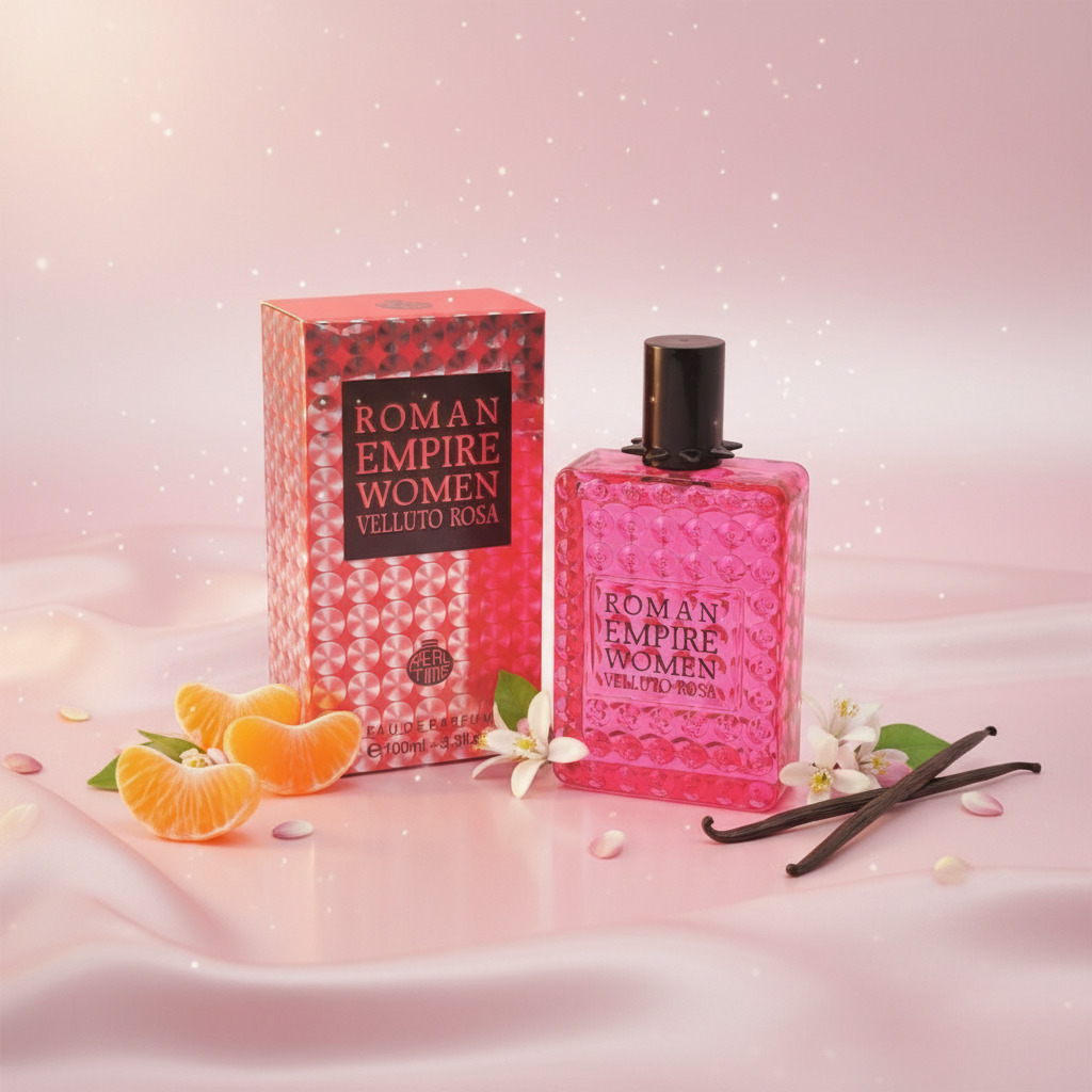 " Roman Empire Velluto Rose" EDP 100 ml, fragancia oriental floral 7 
