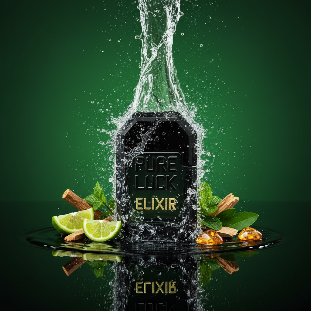 Linn Young EDT 100 ml "Pure Luck Elixir" – fragancia amaderada y aromática
