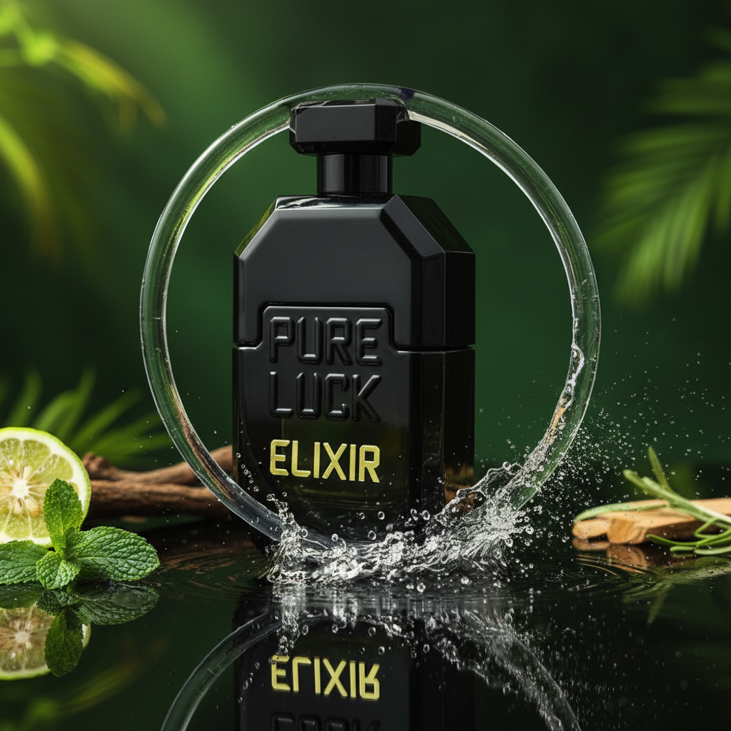 Linn Young EDT 100 ml "Pure Luck Elixir" – fragancia amaderada y aromática 4 