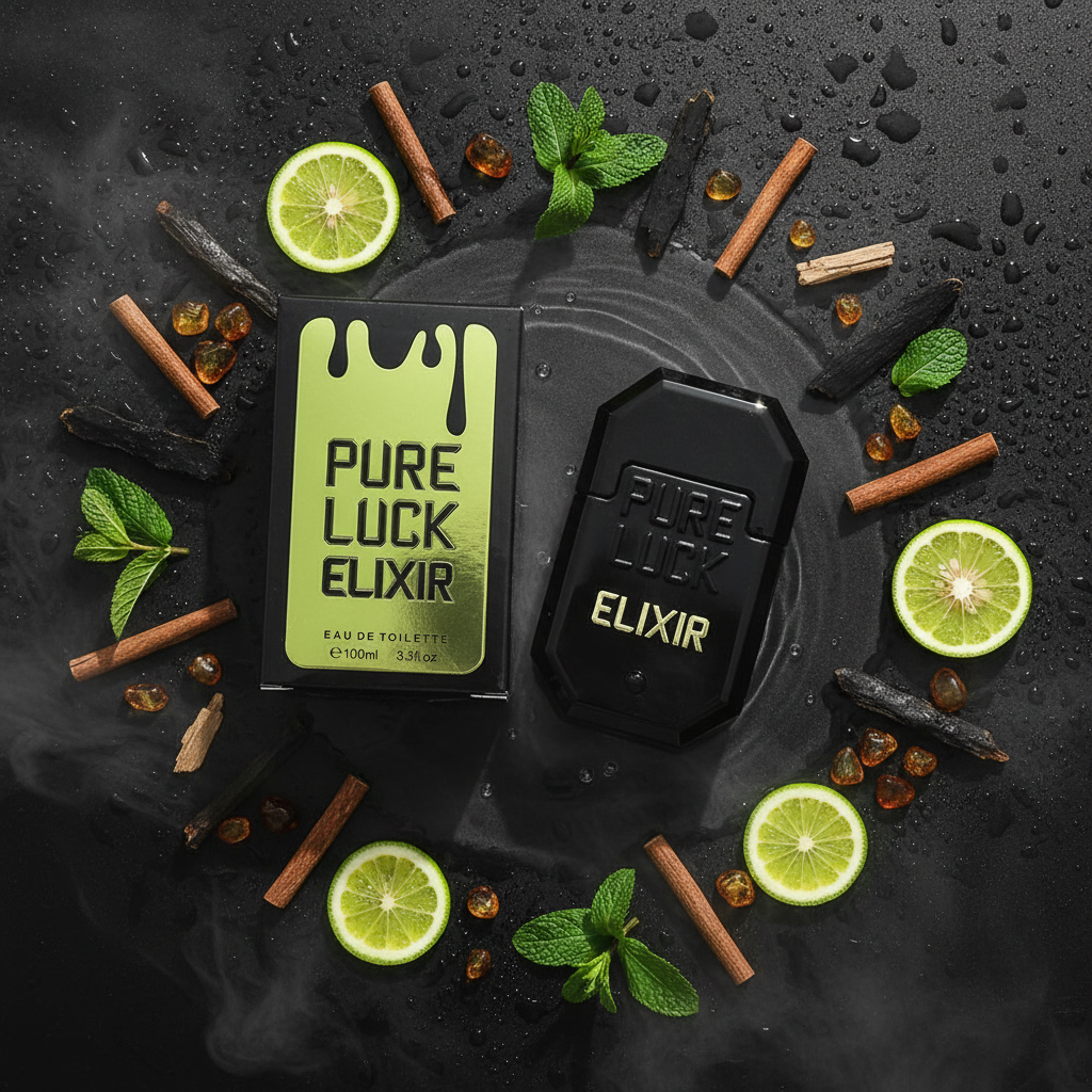 Linn Young EDT 100 ml "Pure Luck Elixir" – fragancia amaderada y aromática 5 