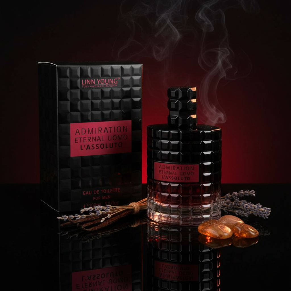 Linn Young EDT 100 ml "Admiration Eternal Uomo Intenso" – fragancia oriental y avainillada 1 