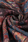 Bufanda-Chal 100% Pashmina CashmereReal, 70 cm x 180 cm, Azul Marino