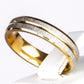 Conjunto de Aleación Bañado en Oro con Cristal Emporia® Blanco ( Anillo )
