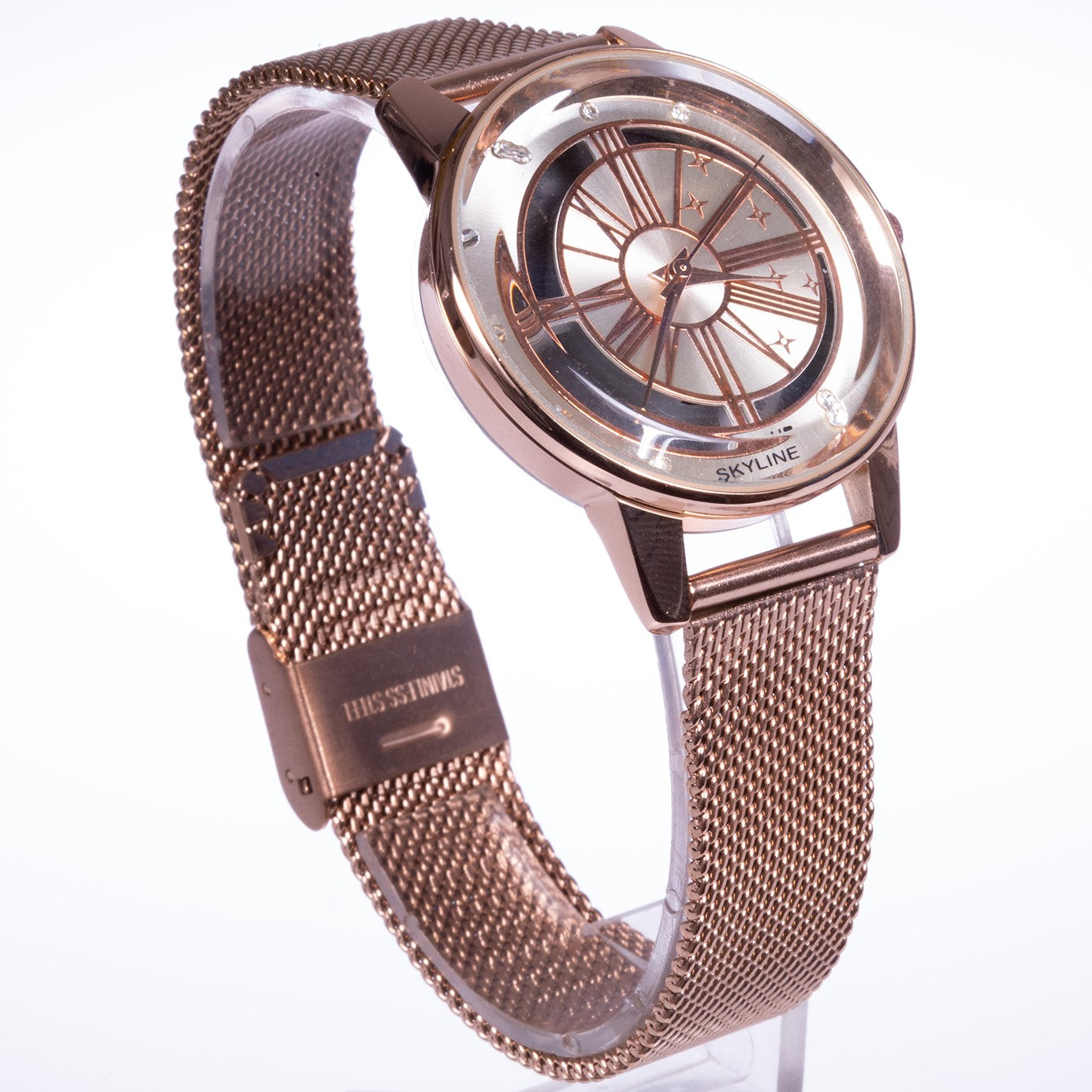 Rose alloy watch