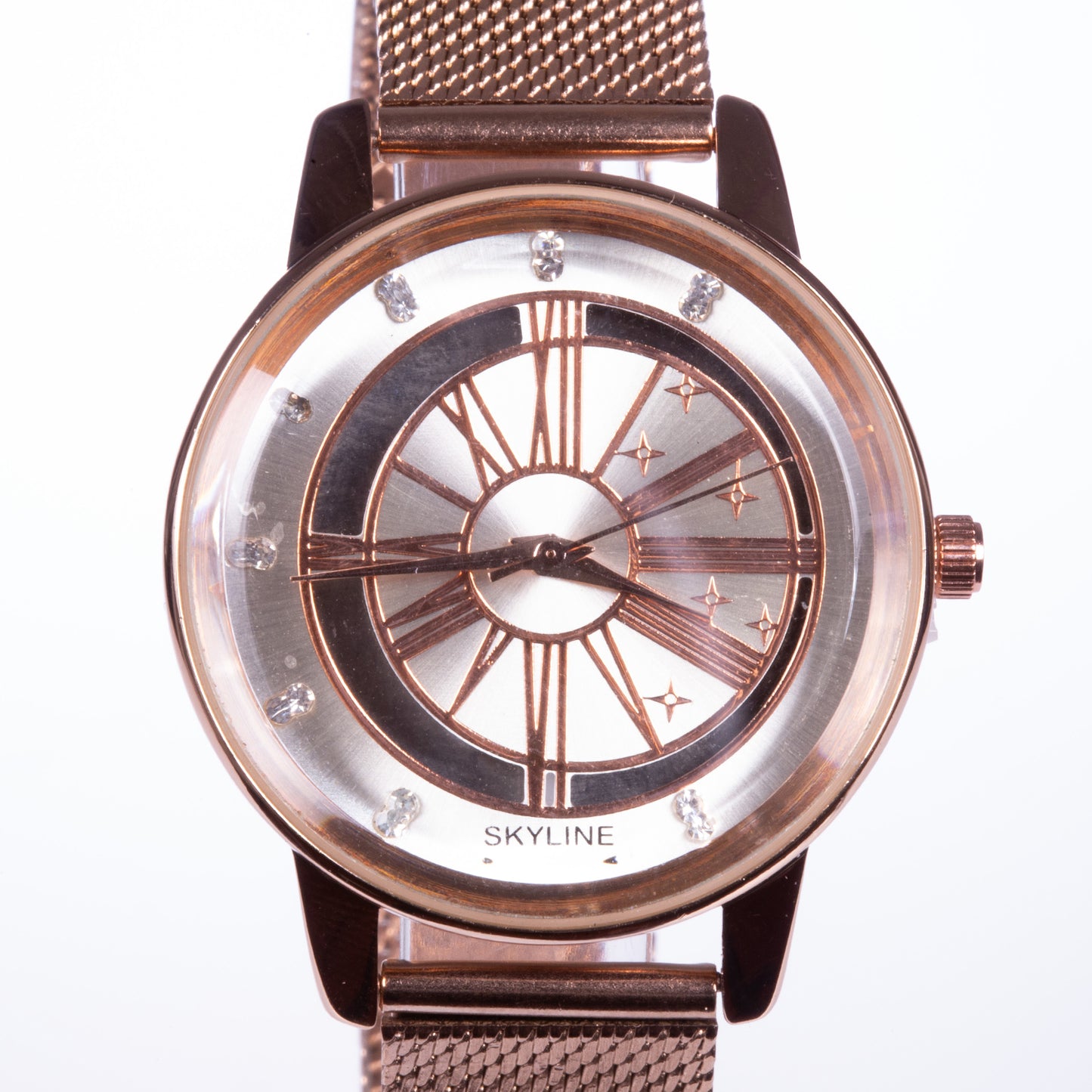 Rose alloy watch
