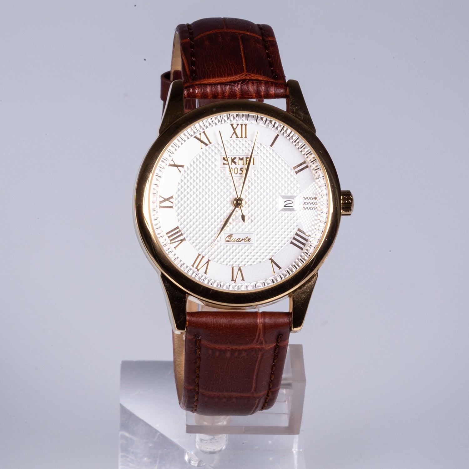 Reloj de moda para mujer con correa de cuero 3 