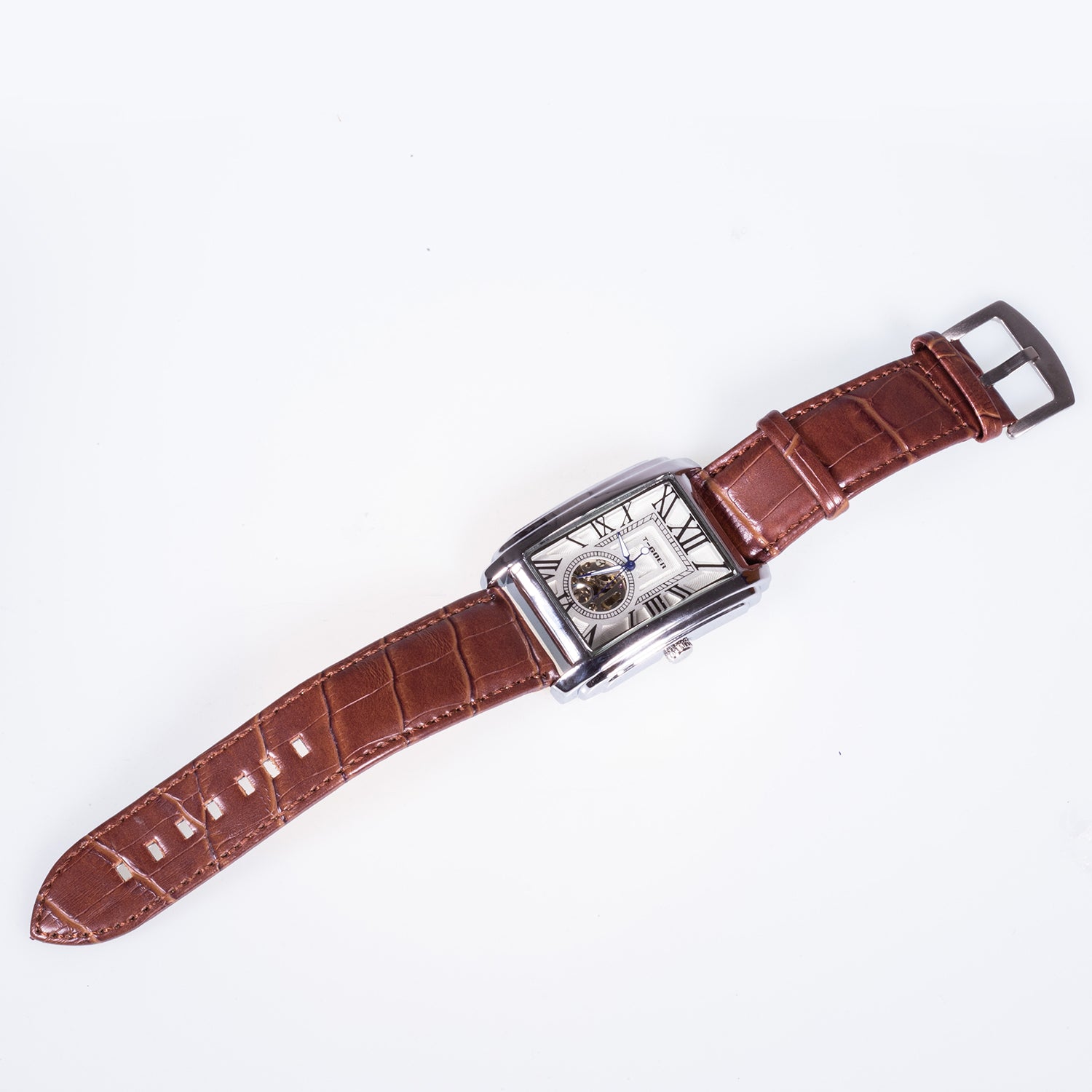 Reloj de moda para mujer con correa de cuero 3 