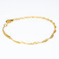 Conjunto de Aleación Bañado en Oro ( Collar +Pulsera )