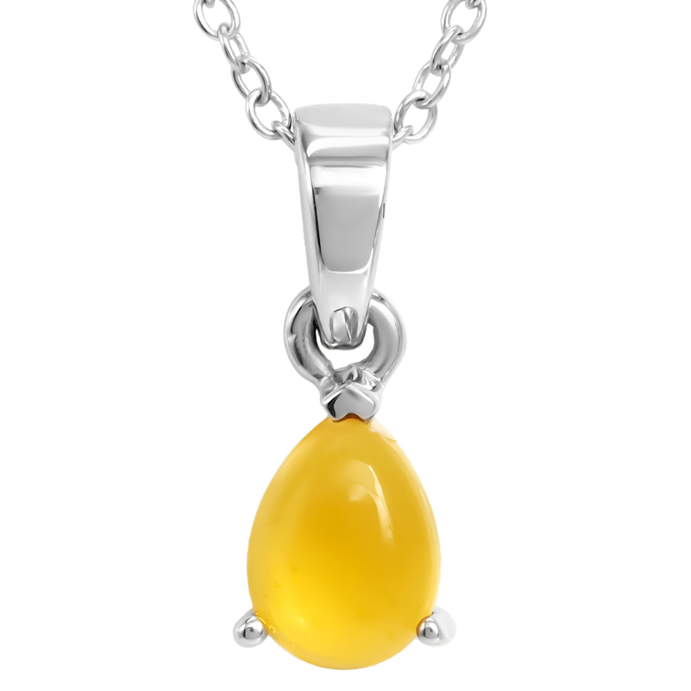 Colgante de Plata con Cuarzo de La Toscana