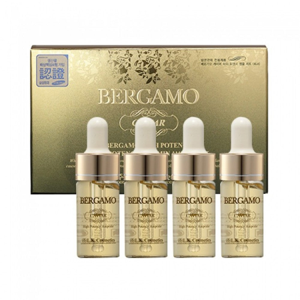 BERGAMO Ámpulas de caviar de alta potencia. Set de 4 piezas, 13ml x 4 1 