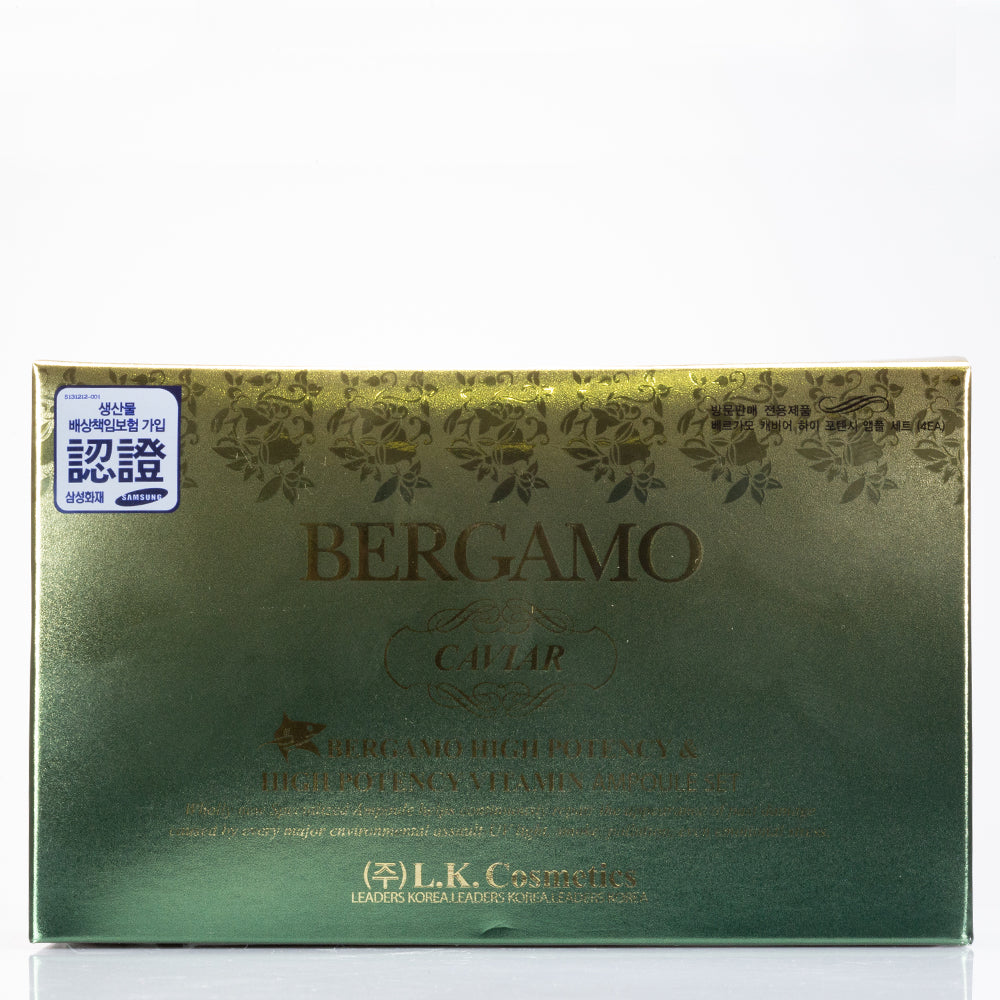 BERGAMO Ámpulas de caviar de alta potencia. Set de 4 piezas, 13ml x 4 3 