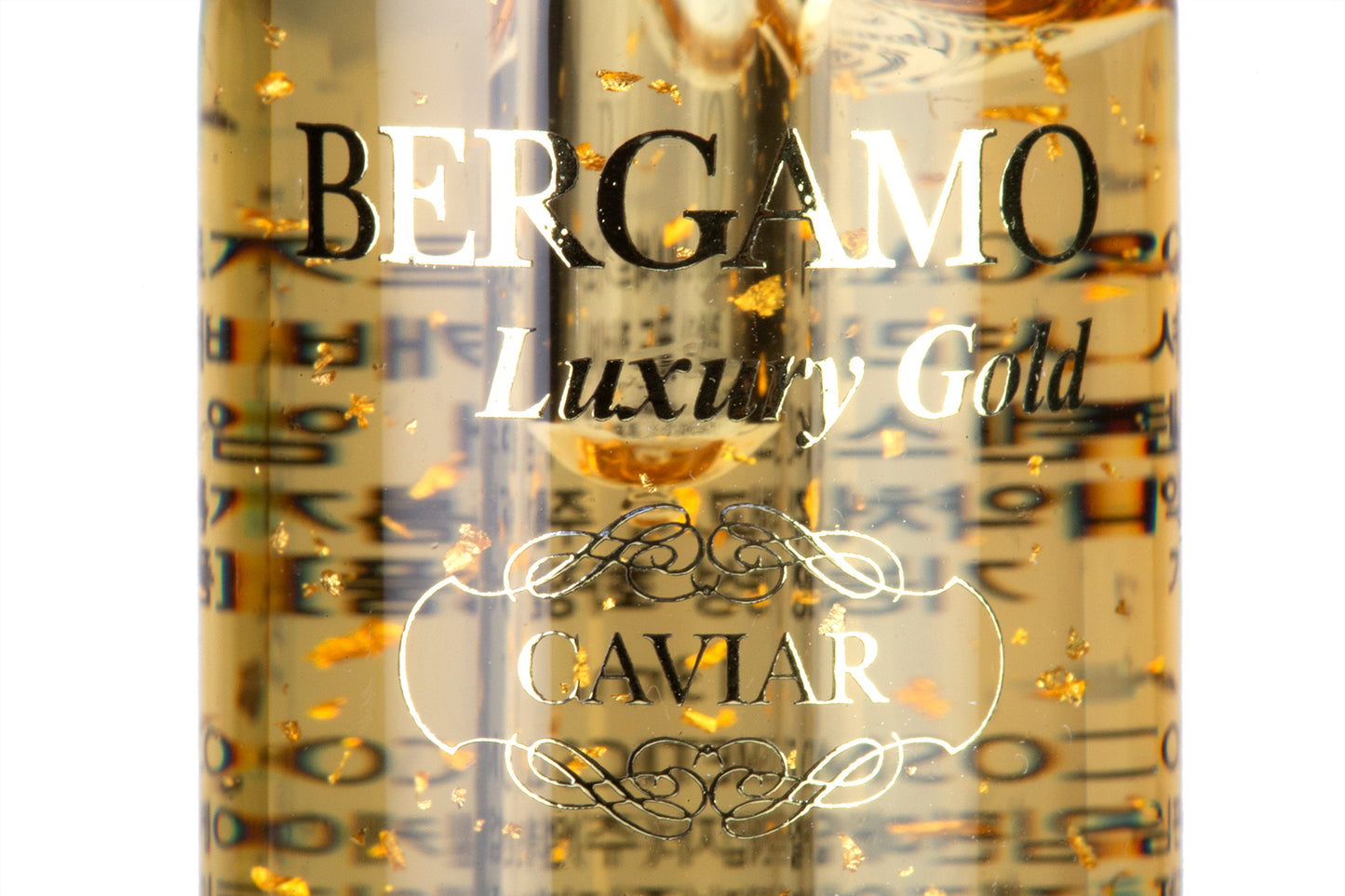 BERGAMO LUXORY GOLD Colágeno y Caviar Juego de 4 Ampollas, 13 ml x 4