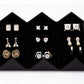 Conjunto de Aleación Bañado en Oro con Cristal Emporia® Blanco