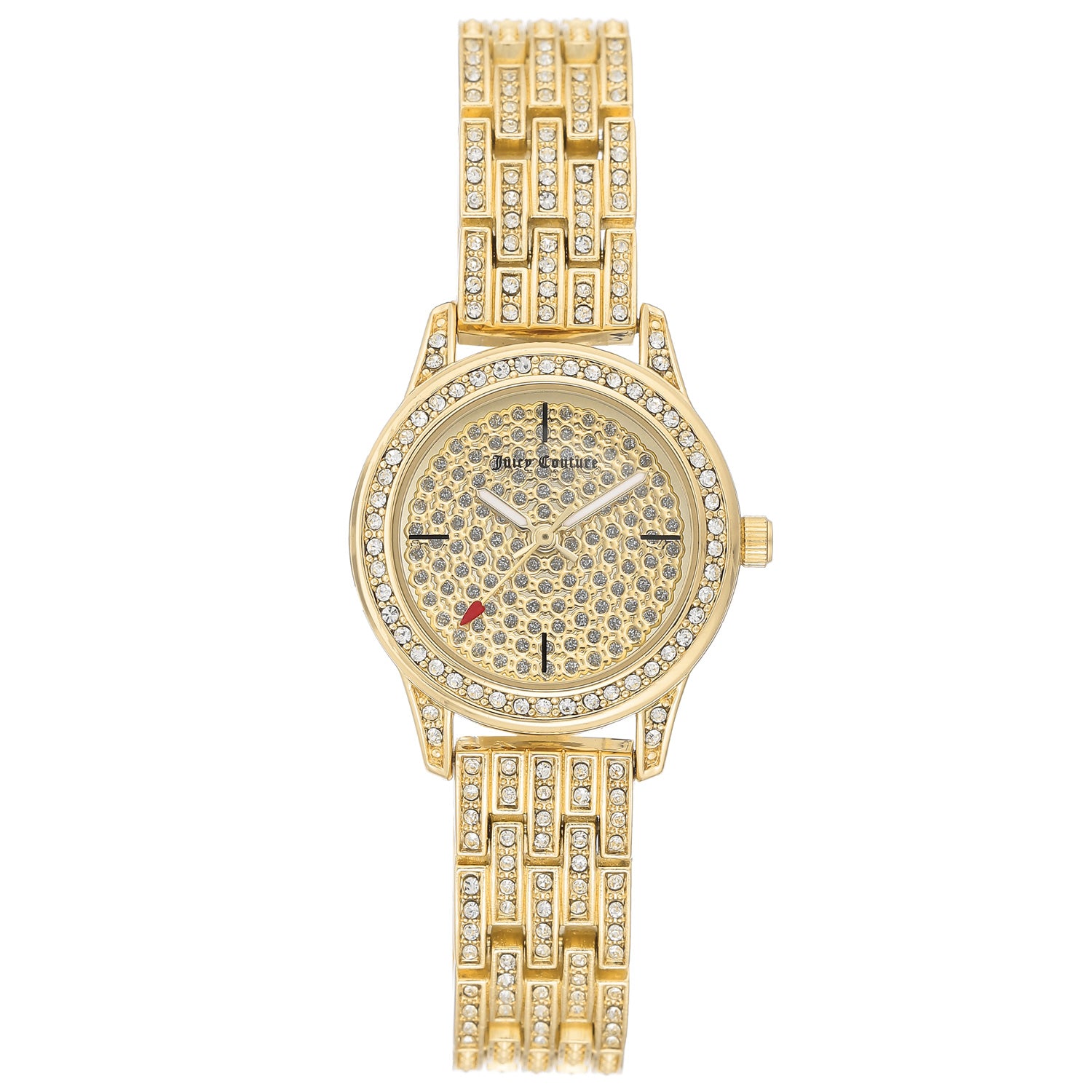 Reloj Juicy Couture de acero inoxidable dorado para mujer 1 