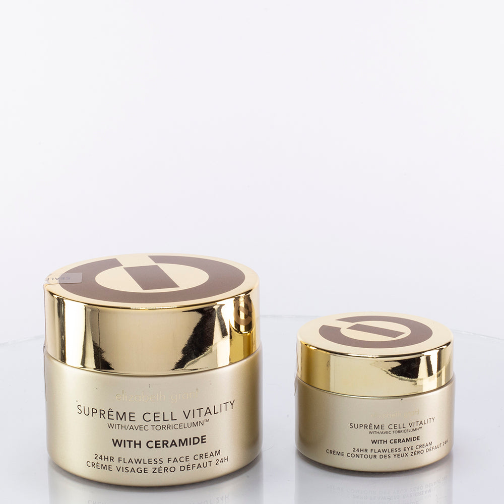 Elizabeth Grant "Supreme Cell Vitality" 24 horas perfecta crema de rostro y ojos con ceramida 4 