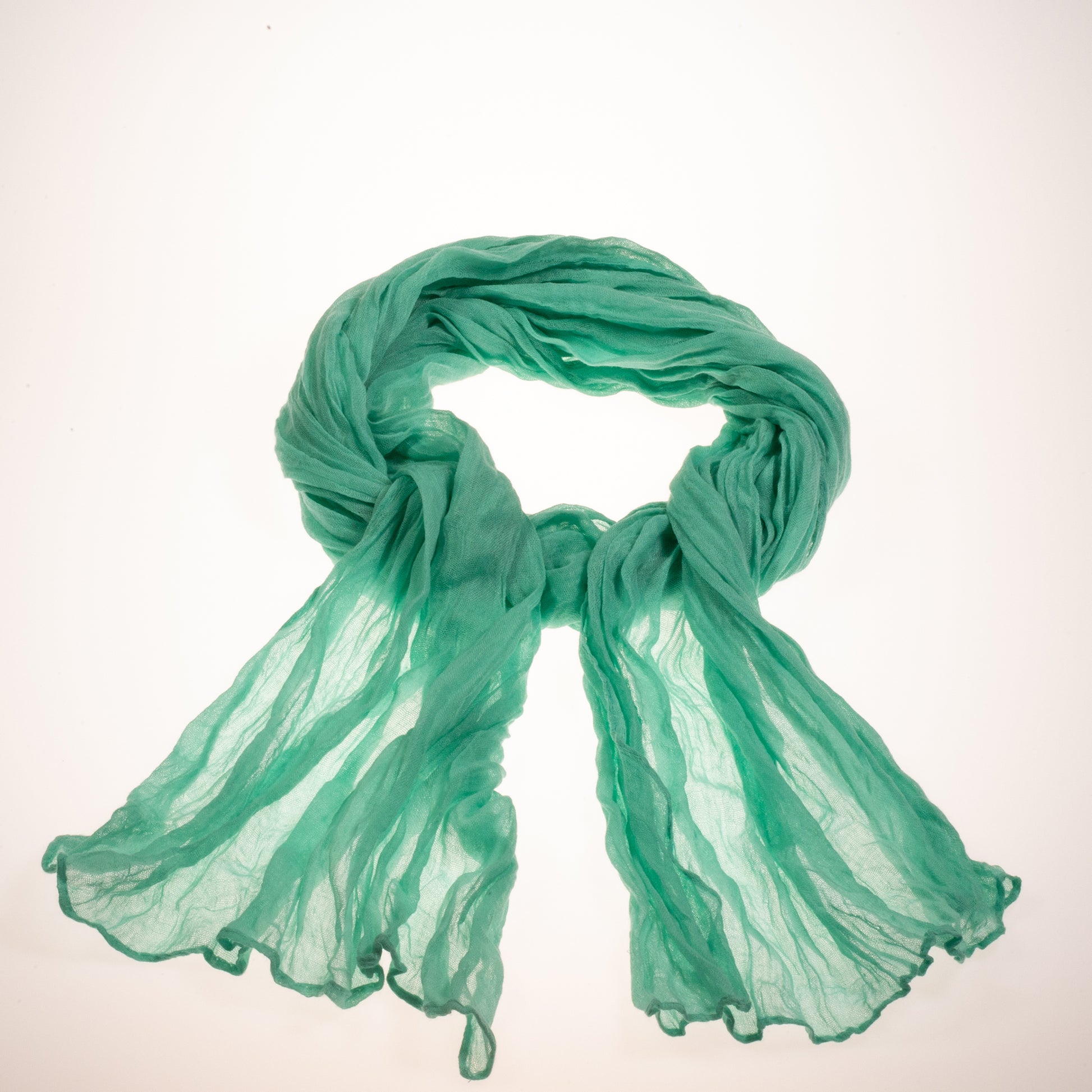 Lenço da moda, 100% viscose,160 cm x 50 cm, TURQUESA 1 