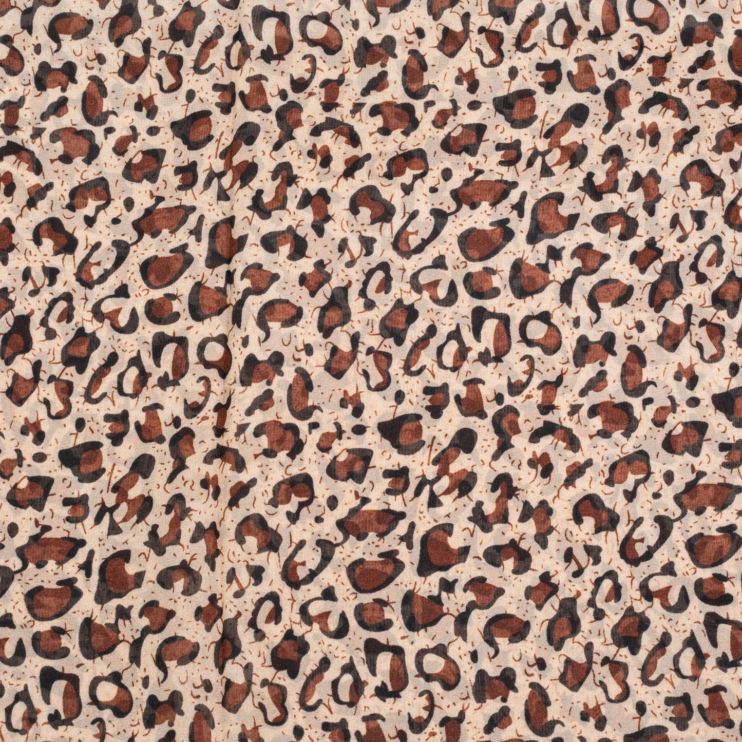 Lenço da moda, 100% poliéster, 160 cm x 70 cm, CASTANHO GIRAFA