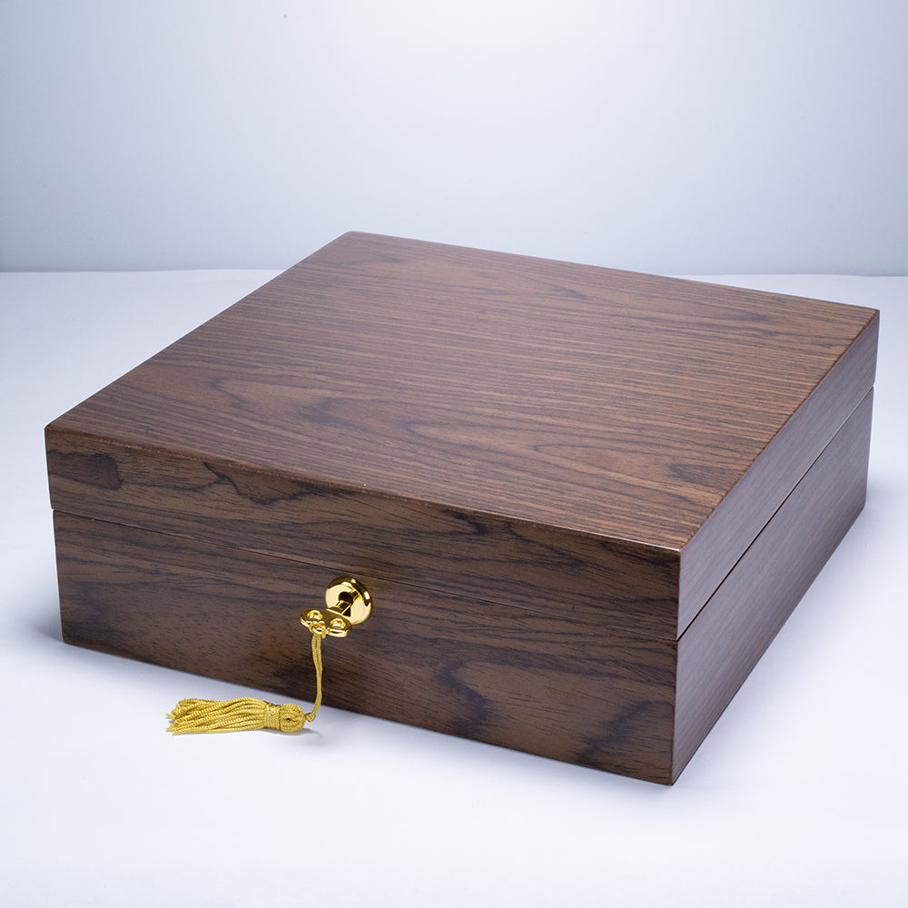 Wooden Box, colour: ORIGINAL WOOD, size: 31.5*31*16 cm, material: Wood, MDF 6 