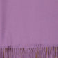 Bufanda 100% Cachemira Pashmina, 70cm x 170cm, super suave, Lila liso