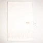 Bufanda 100% Cachemira Pashmina, 70 cm x 170 cm, Super Suave. Blanco Liso