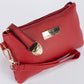 Colección Emporia de invierno 2023 - JˆAdore . Set de 4 piezas de bolsos, rojo
