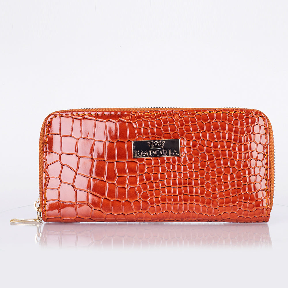 Colección Emporia de invierno 2023 -Genuina, set de 2 piezas de bolsos, color coñac 2 