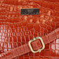 Colección Emporia de invierno 2023 -Genuina, set de 2 piezas de bolsos, color coñac