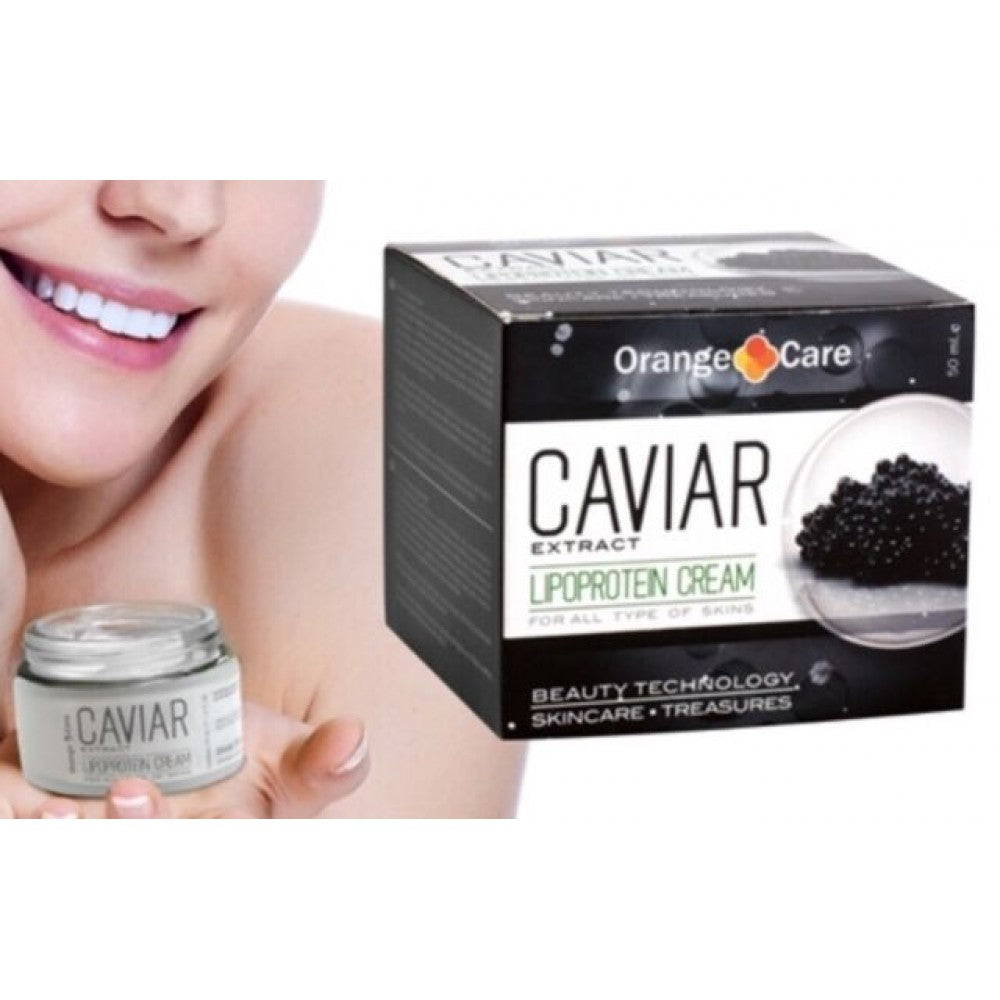 Crema hidratante y reafirmante con extracto de caviar para todos los tipos de piel, 50 ml 1 