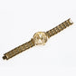 Set Whit Emporia Crystal en oro plateado ( reloj de pulsera + 2 pulseras )