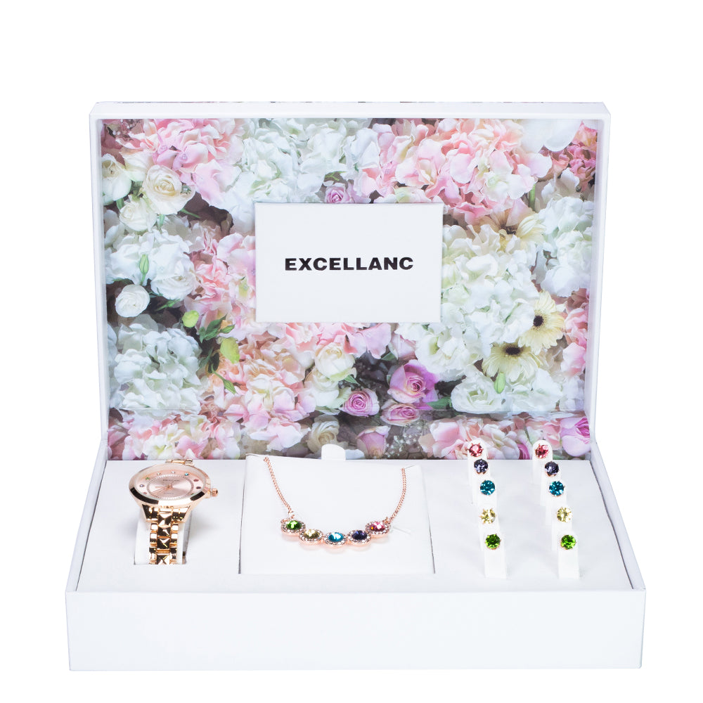 Conjunto Aleación con Cristal Emporia® Multicolor