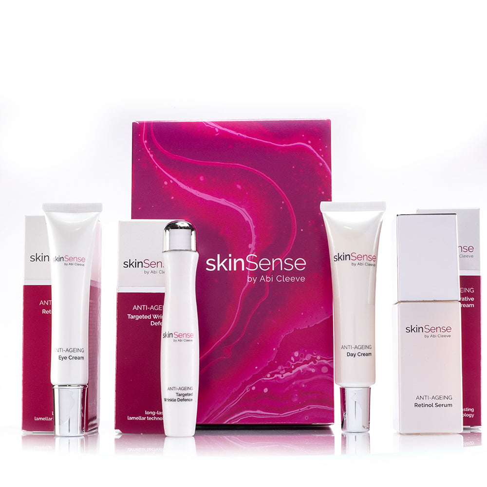 Colección de 4 piezas de tratamiento antiedad SkinSense 3 