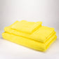 3+3+1 Regalo Juego de 3 piezas de Toallas 100% Microalgodón, 500 GSM, Amarillo