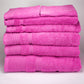 3+3+1 Regalo Juego de 3 piezas de Toallas 100% Microalgodón, 500 GSM, Rosa Fucsia