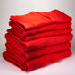 3+3+1 Regalo Juego de 3 piezas de Toallas 100% Microalgodón, 500 GSM, Rojo Rubí