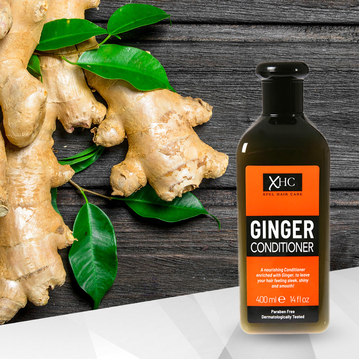 XHC Acondicionador para el cabello refrescante con jengibre, 400 ml