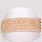 Conjunto de Aleación Bañado en Oro con Cristal Emporia® Blanco