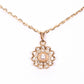 Conjunto de Aleación Bañado en Oro con Perla y Cristal Emporia® Blanco ( Collar +Pulsera )