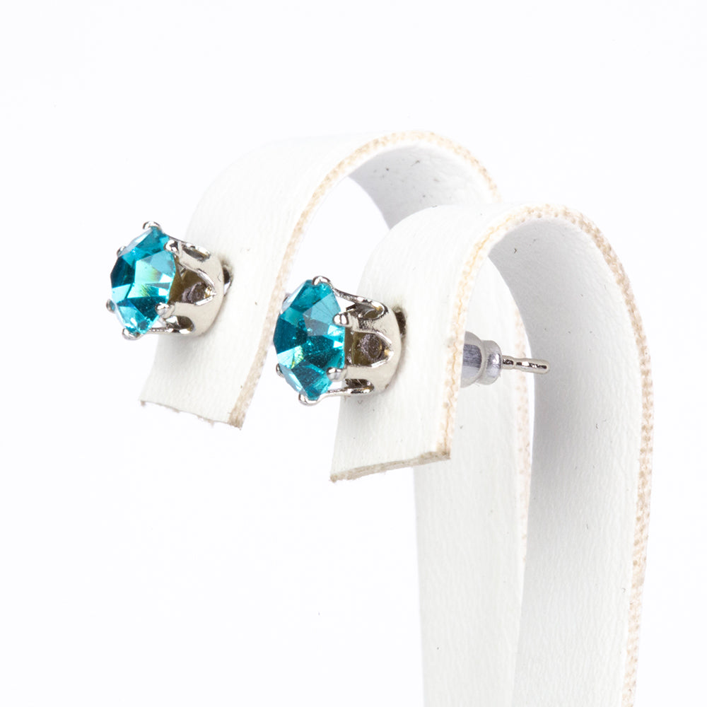 Conjunto de Aleación Bañado en Oro con Cristal Emporia® Rojo y Cristal Emporia® Verde ( Pendientes )