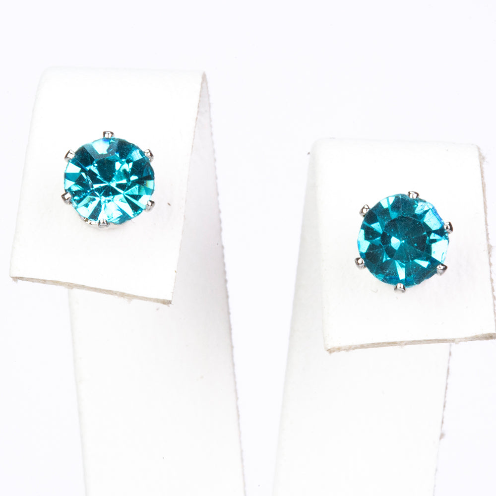 Conjunto de Aleación Bañado en Oro con Cristal Emporia® Rojo y Cristal Emporia® Verde ( Pendientes ) 8 