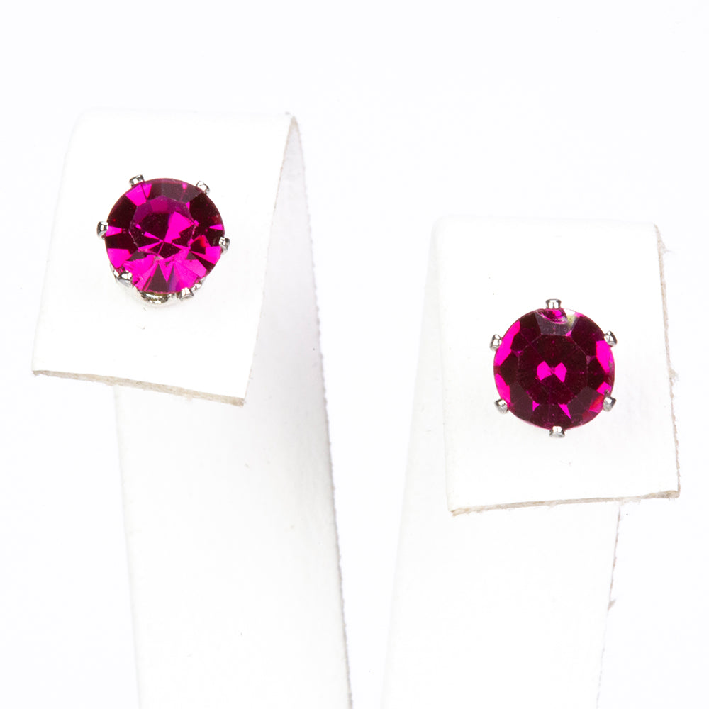 Conjunto de Aleación Bañado en Oro con Cristal Emporia® Rojo y Cristal Emporia® Verde ( Pendientes )