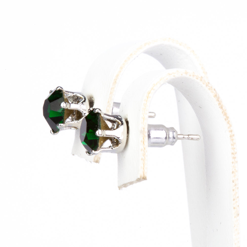 Conjunto de Aleación Bañado en Oro con Cristal Emporia® Rojo y Cristal Emporia® Verde ( Pendientes ) 15 