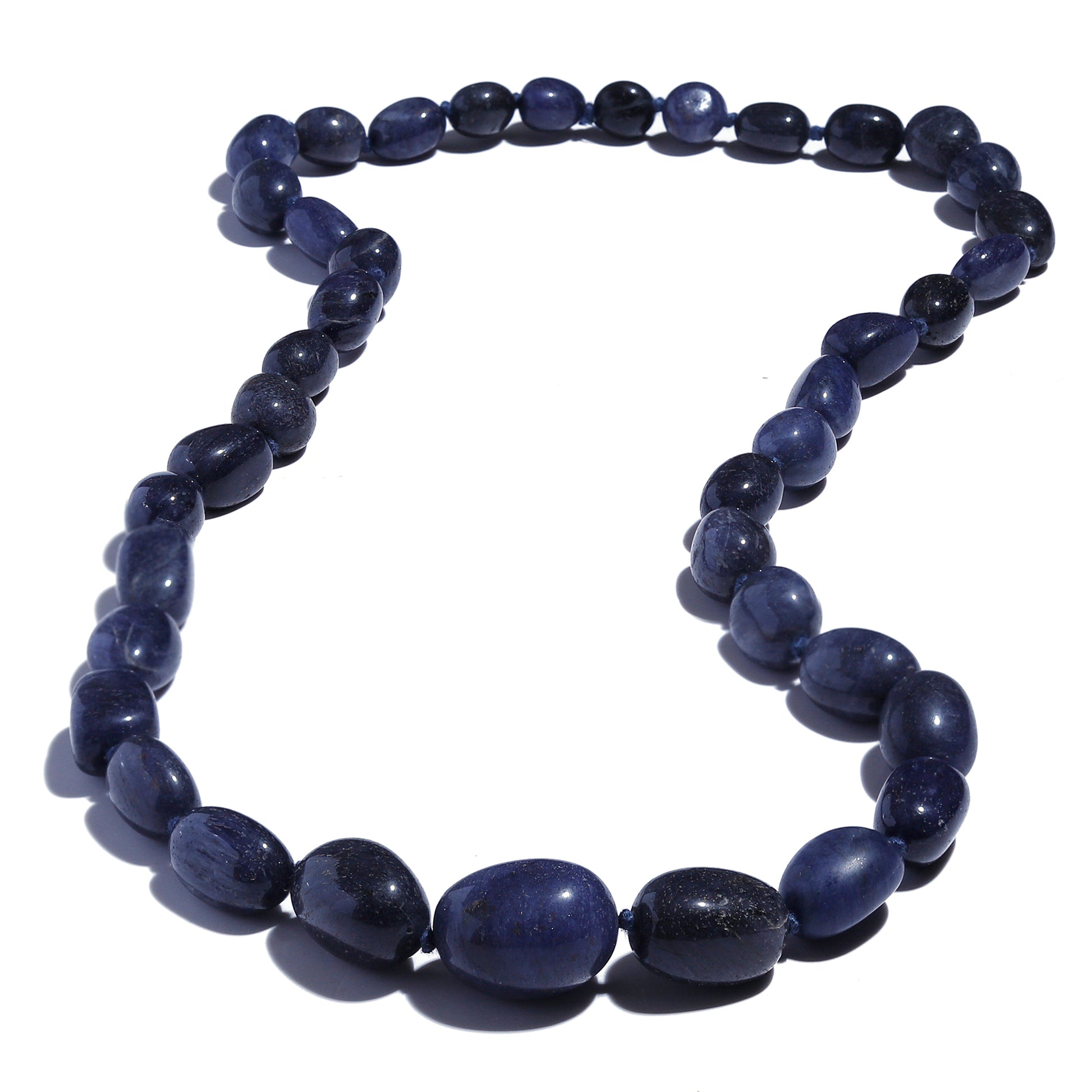 Collar Cuenta con Jade Azul 3 