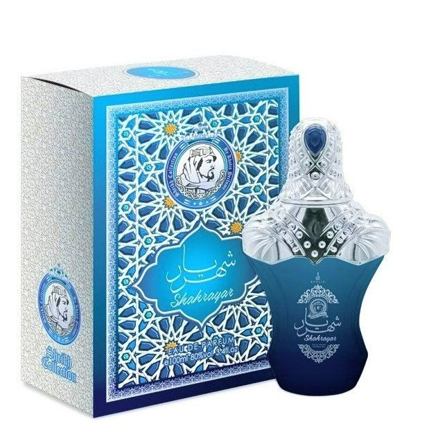 100 ml Eau de Perfume Shahrayar Spicy Vanilla and Musky Fragancia para hombre 1 