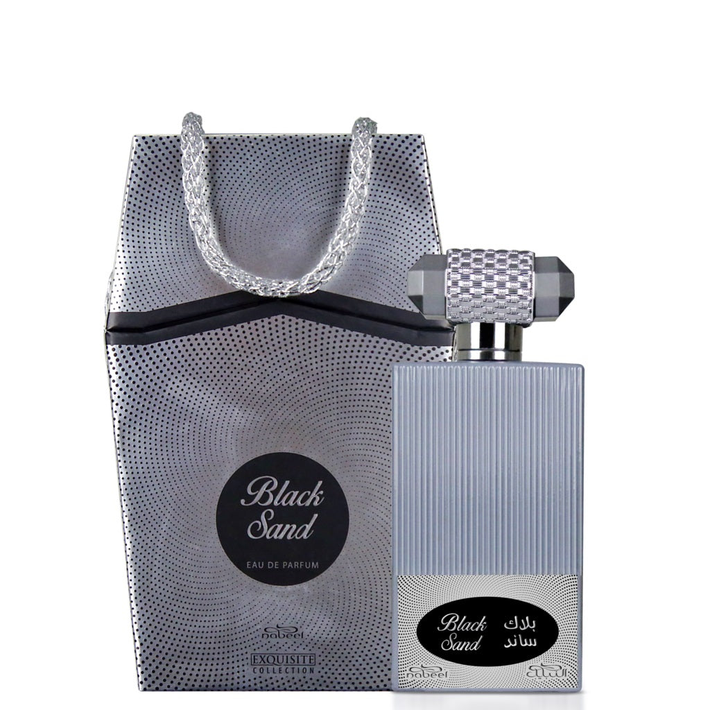 100 ml Eau De Perfume Black Sand Fragancia Amaderado-Picante para Mujeres y Hombres 1 