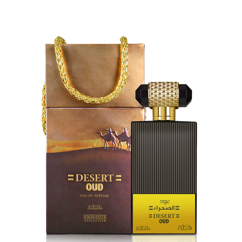 100 ml Eau De Perfume Desert Oud Leathery-Ambar Fragancia para Mujeres y Hombres