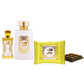 50 ml Eau de Perfume + 20 ml Aceite de perfume+ 40 g Bakhoor SET DE REGALO Makh Mikh - oriental Fragancia para mujeres y hombres