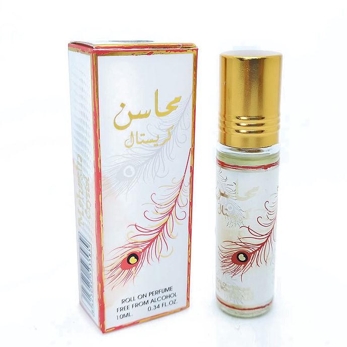 10 ml de Aceite de Perfume Mahasin Crystal Fragancia Dulce Floral para Mujeres