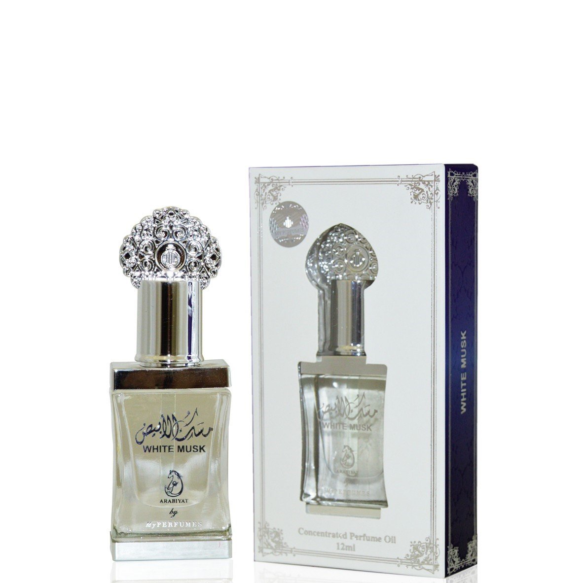 12 ml de Aceite de Perfume White Musk Fragancia Floral Dulce Oriental para Hombres y Mujeres
