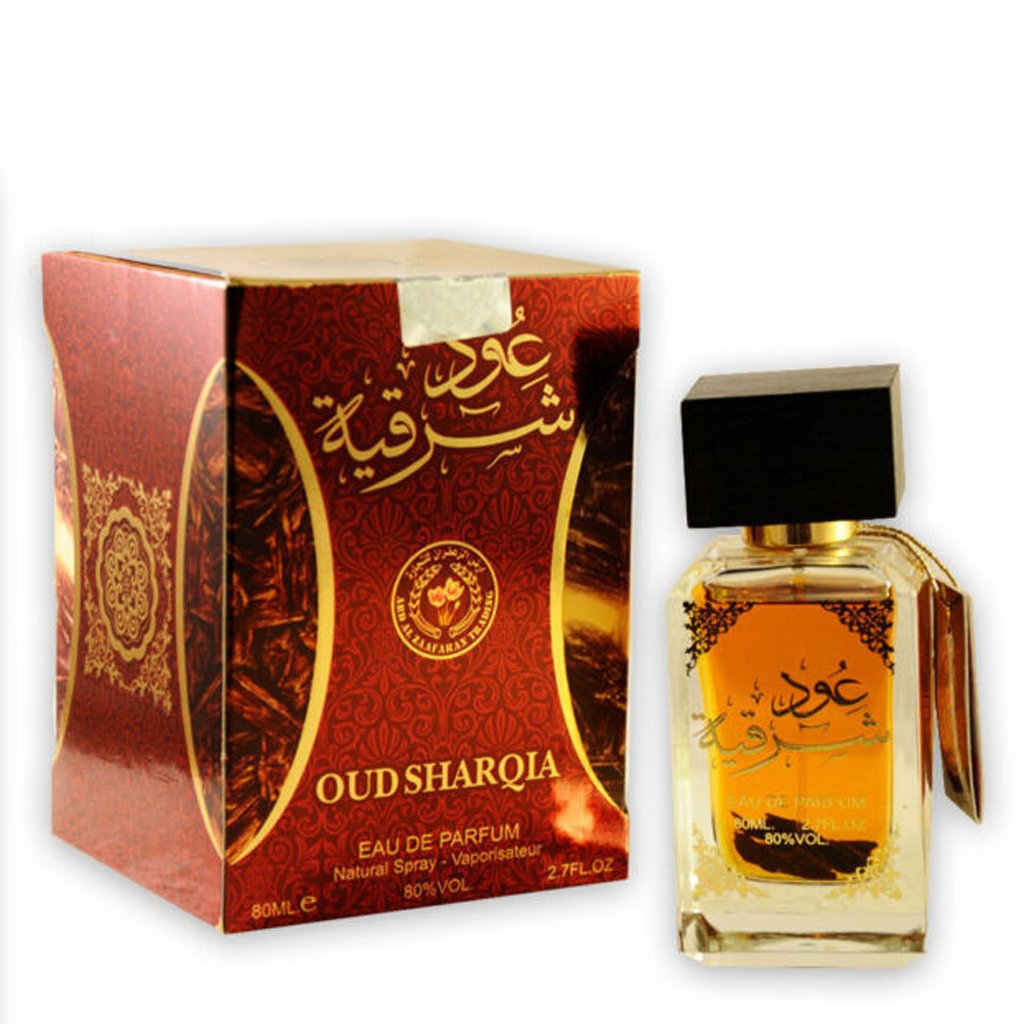 100 ml Eau de Perfume Oud Sharqia Brown Fragancia Oriental Leñoso para Hombres 1 