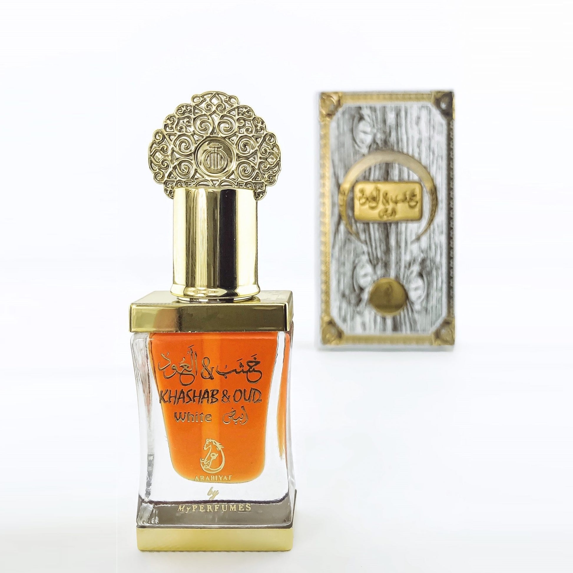12 ml de aceite de perfume Khashab & Oud fragancia almizclada floral blanca para mujer 1 